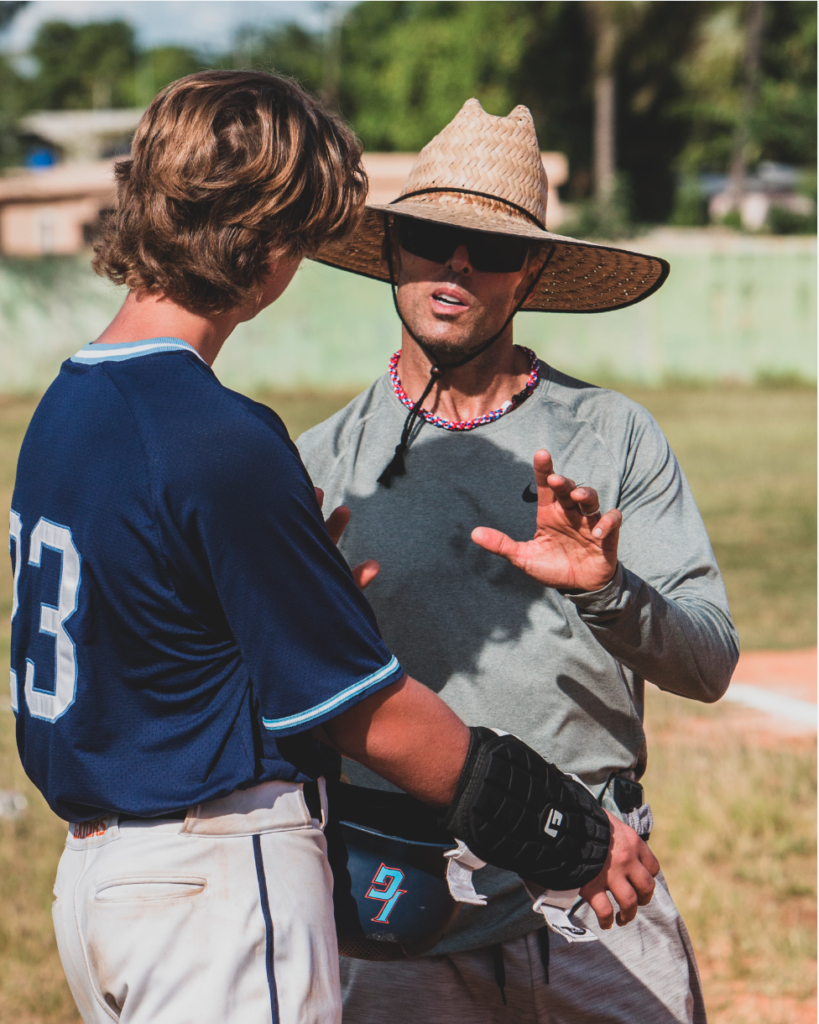 Nate Trosky teaching player