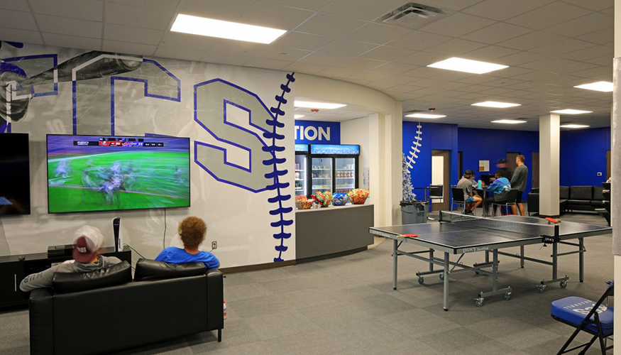 TCS player lounge