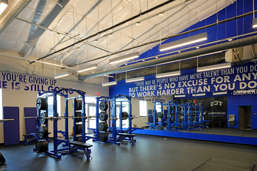 TCS weight room