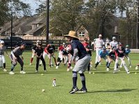 Nate leading ball drill